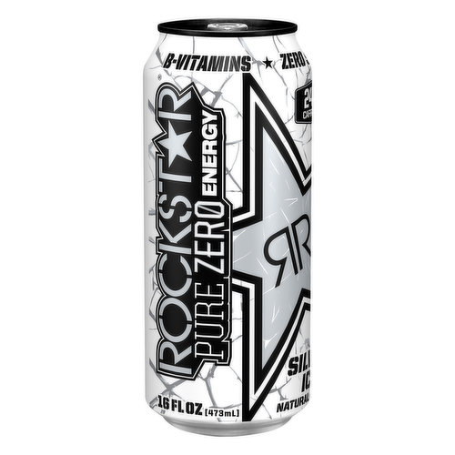 Rockstar Energy Drink, Sugar Free, Silver Ice 16 fl oz