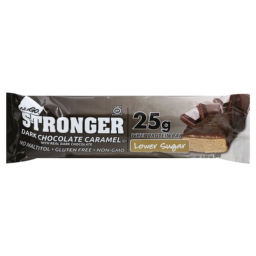 NuGo Whey Protein Bars, Lower Sugar, Dark Chocolate Caramel