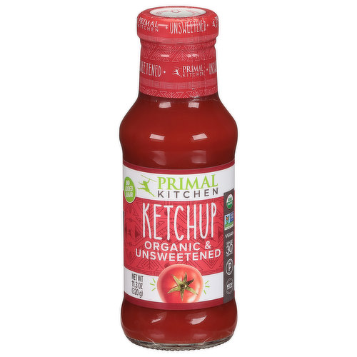 Primal Kitchen Ketchup, Organic, Unsweetened