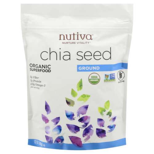 Nutiva Chia Seed, Ground