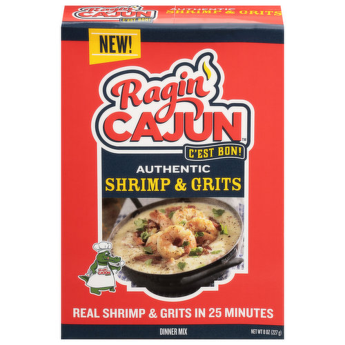 Real shrimp & grits in 25 minutes. America's Most Exciting Cuisine: We believe everyone deserves the most exciting, mouth-watering, party-on-your-plate American cuisine choice. We use authentic (secret) recipes prepared by real Cajun cooks, delivered from the heart of Acadiana to everyone in the USA.