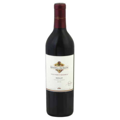 Kendall-Jackson Merlot, Sonoma County, 2014