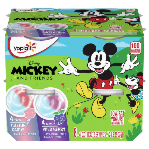 Yoplait Yogurt, Low Fat, Cotton Candy/Wild Berry