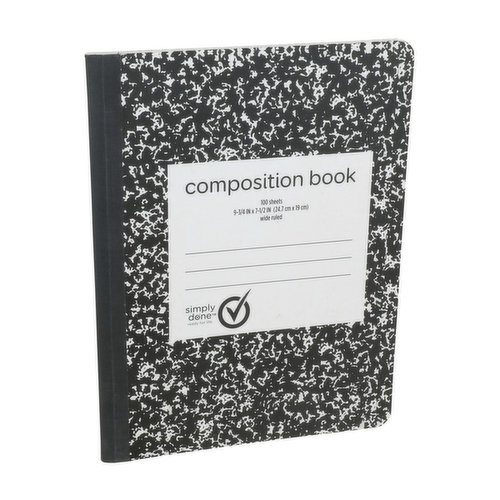 Simply Done Composition book