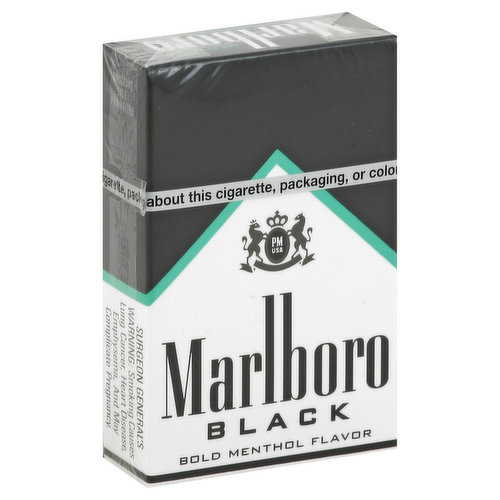 Marlboro Cigarettes, Menthol, Blue Pack 72's, Tobacco