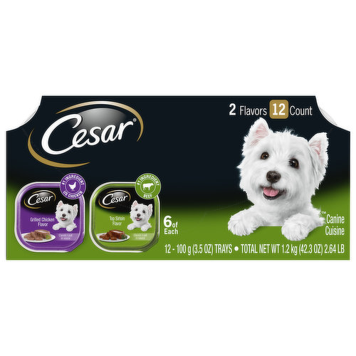 Cesar Classic Loaf in Sauce Dog Food Variety Pack