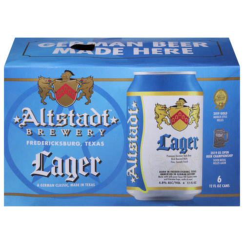 Altstadt Brewery Beer, Premium, Lager, German-Style