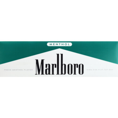 Marlboro Cigarettes, Menthol, King Size, Flip-Top Box