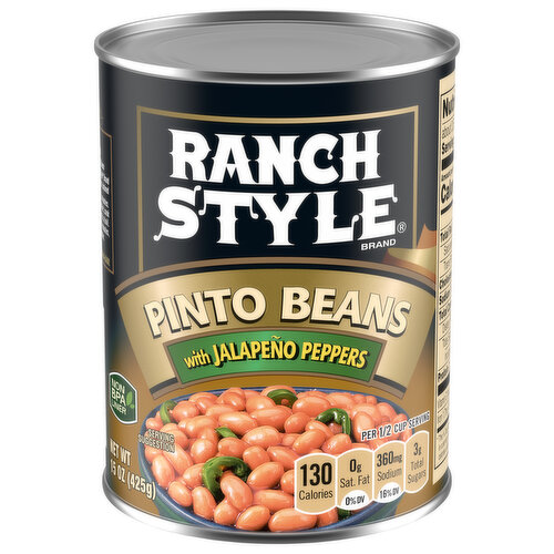 Ranch Style Pinto Beans, with Jalapeno Peppers