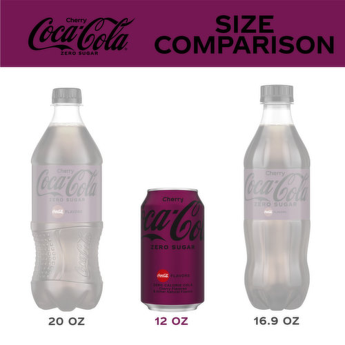 Coca-Cola Zero Sugar Cola Soda - 6 pk - 16.9 oz btl