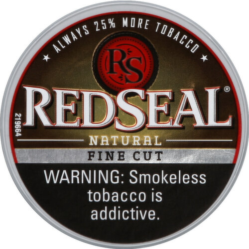 RedSeal Tobacco, Smokeless, Fine Cut