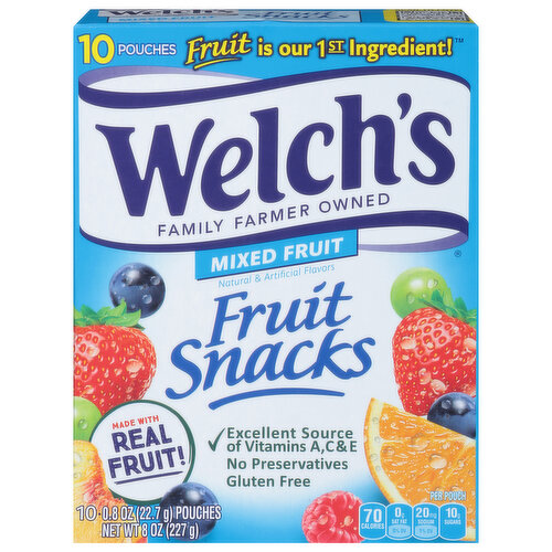 Welch's Fruit Snacks, Mixed Fruit