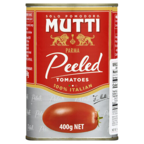 Mutti Tomatoes, Peeled