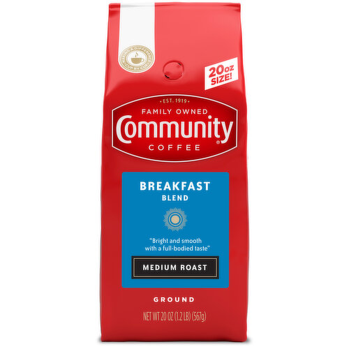 Community Coffee Breakfast Blend Medium Roast Ground Coffee