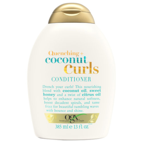 Ogx Conditioner, Quenching + Coconut, Curls