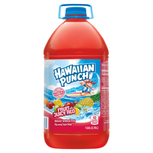 Hawaiian Punch Flavored Juice Drink, Fruit Juicy Red