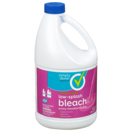 Bleach, Low-Splash, Concentrated, Sunny Meadow Scent