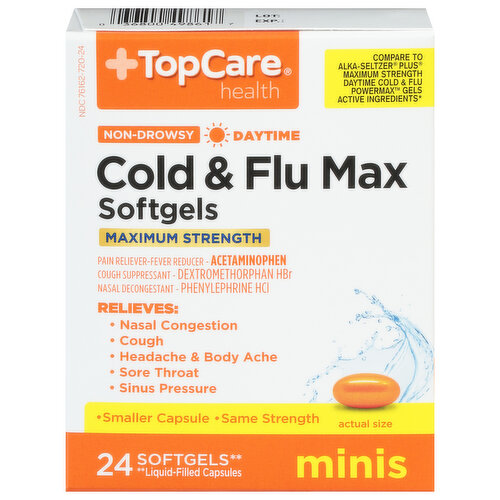 Alka-Seltzer Plus® Maximum Strength Daytime Cold & Flu Gels