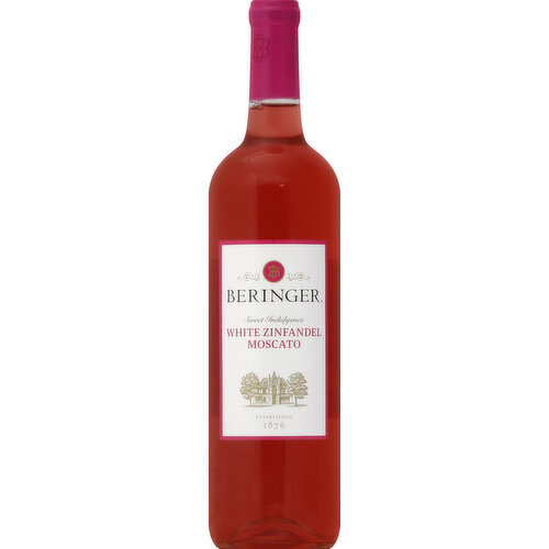 Beringer White Zinfandel Moscato, Sweet Indulgence, California, 2011