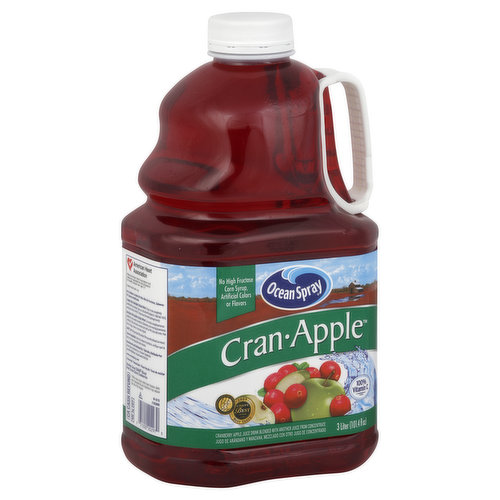 Cranberry apple juice drink blended with another juice from concentrate. No high fructose corn syrup, artificial colors or flavors. 100% vitamin C. Meets American Heart Association food criteria for saturated fat and cholesterol for healthy people over age 2 (While many factors affect heart disease, diets low in saturated fat and cholesterol may reduce the risk of this disease). Contains 15% fruit juice. Pasteurized. The ChefsBest Award for Best Taste is awarded to the brand rated highest overall among leading brands by leading independent professional chefs.