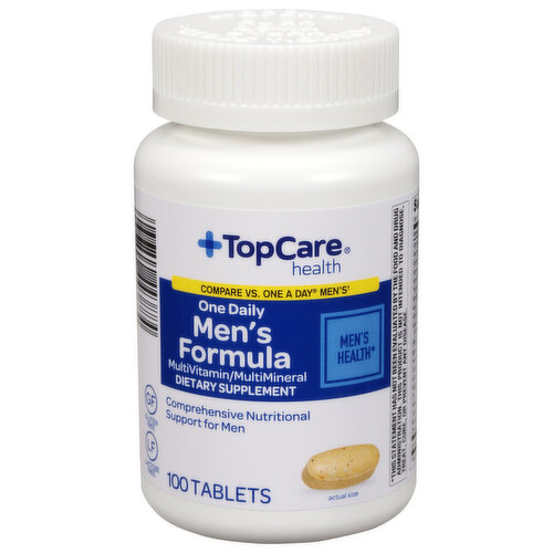 TopCare MultiVitamin/MultiMineral, Men's Formula, One Daily, Tablets