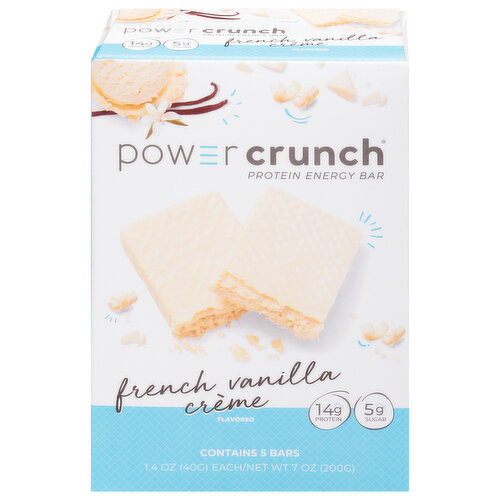 Power Crunch Protein Energy Bar, French Vanilla Creme