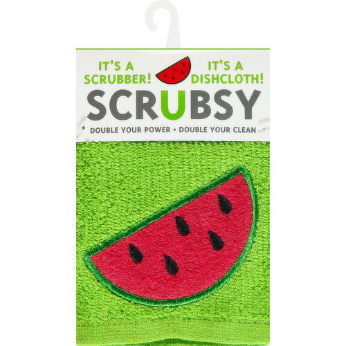 Scrubsy Dishcloth, Watermelon