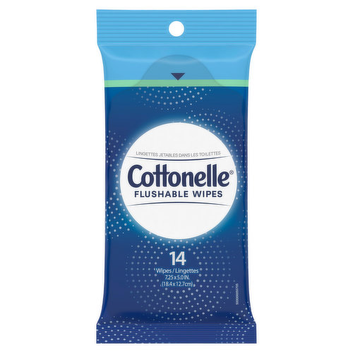 Cottonelle Wipes, Flushable