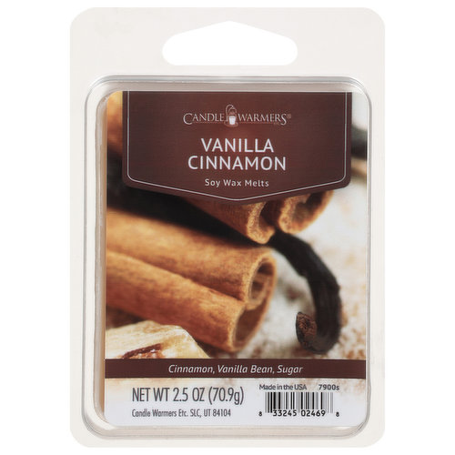 Soy Wax Melts, Vanilla Cinnamon