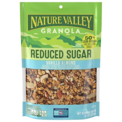 Nature Valley Granola, Reduced Sugar, Vanilla Almond