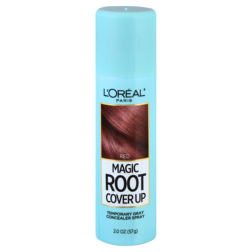 L'Oreal Temporary Gray Concealer Spray, Red