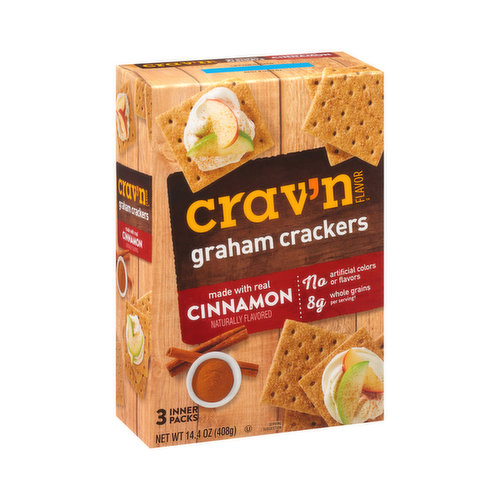 Crav'n Flavor Cinnamon Graham Crackers - Super 1 Foods