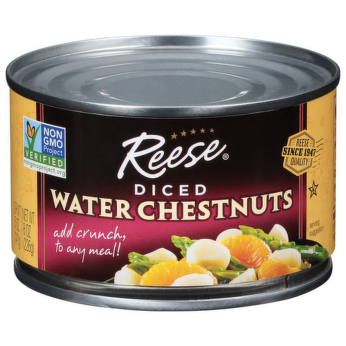 Reese Water Chestnuts, Diced