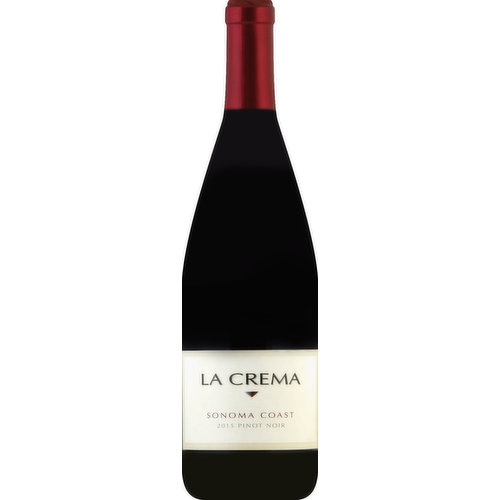 Cool climate vineyards. Artisan Winemaking. Classic pinot noir. lacreama.com. Alc. 13.5% by vol. Vinted and bottled by La Crema, Santa Rosa, CA.