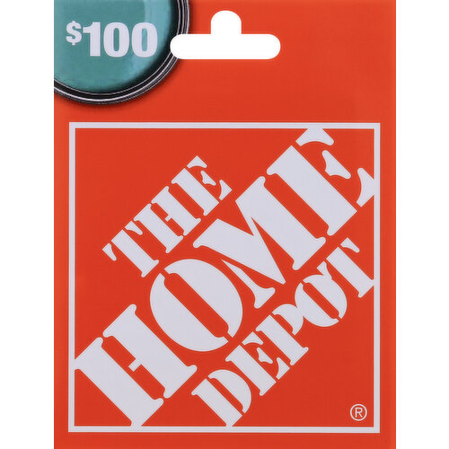 Home Depot Gift Card, $100