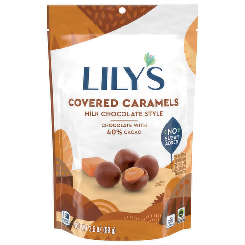 Lily's Covered Caramels, Milk Chocolate Style