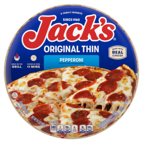 Jack's Pizza, Original Thin, Pepperoni