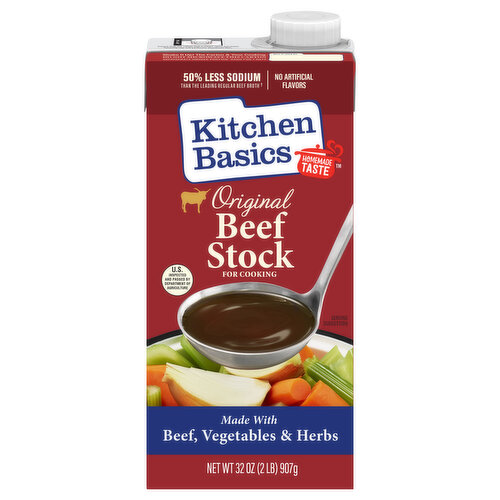 Kitchen Basics Beef Stock, Original - Brookshire's