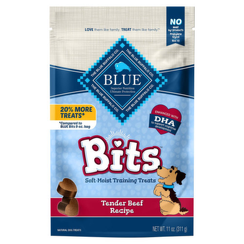 Blue Buffalo Dog Treats, Natural, Tender Beef Recipe