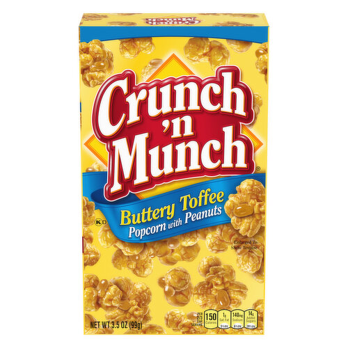 Crunch 'n Munch Buttery Toffee Popcorn with Peanuts