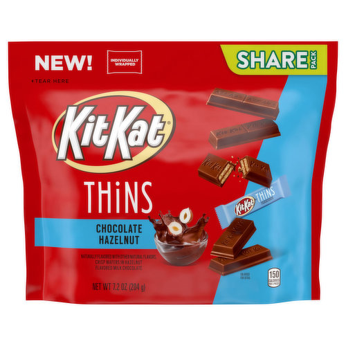 Kit Kat Crisp Wafers, Chocolate Hazelnut, Share Pack