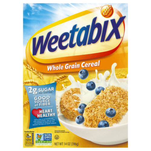 Weetabix Cereal, Whole Grain