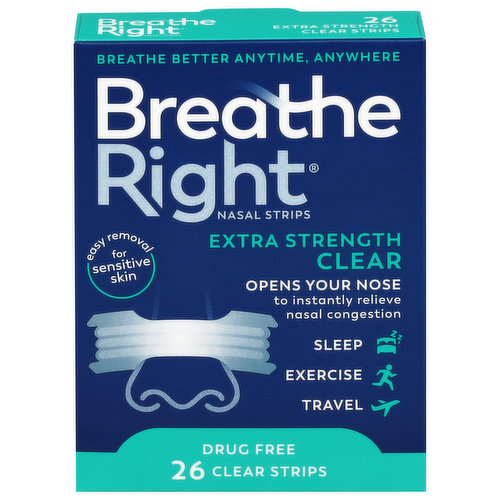 Nasal Strips, Extra Strength, Clear