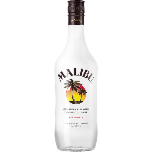 Malibu Caribbean Rum, with Coconut Liqueur, Original