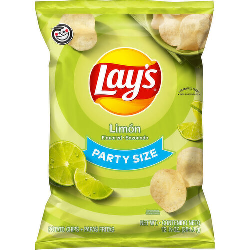 Lay's Potato Chips, Limon, Party Size