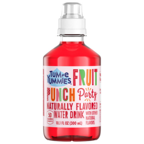 Tum-E Yummies  Fruit Punch Party, Naturally Fruit Flavored Water Drink