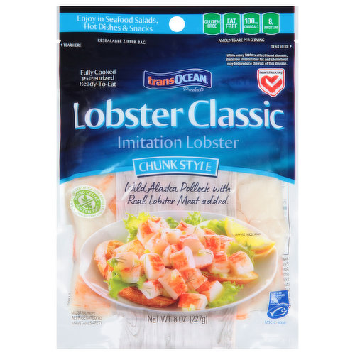 TransOcean Imitation Lobster, Lobster Classic, Chunk Style