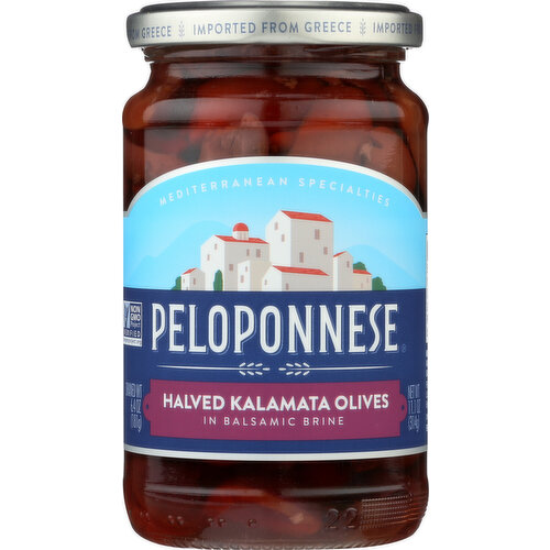 Peloponnese Olives, Halved Kalamata