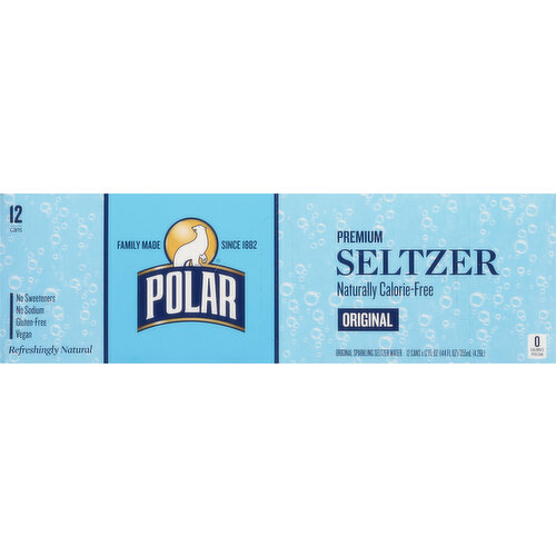 Polar Seltzer, Premium, Original