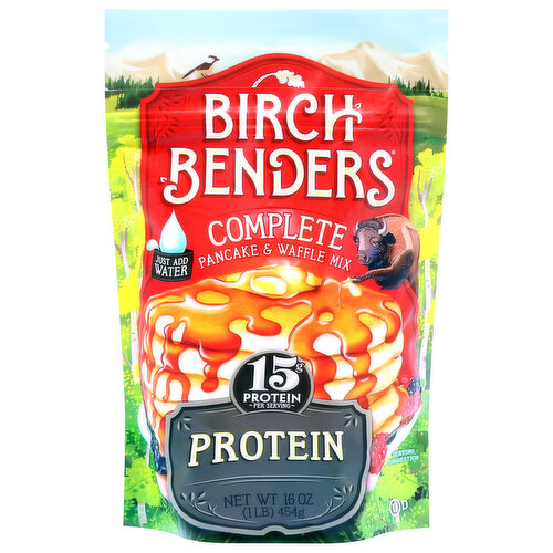 Birch Benders Pancake & Waffle Mix, Complete, Protein